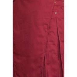 XL Burgundy Kilt w/Antique Brass Rivets